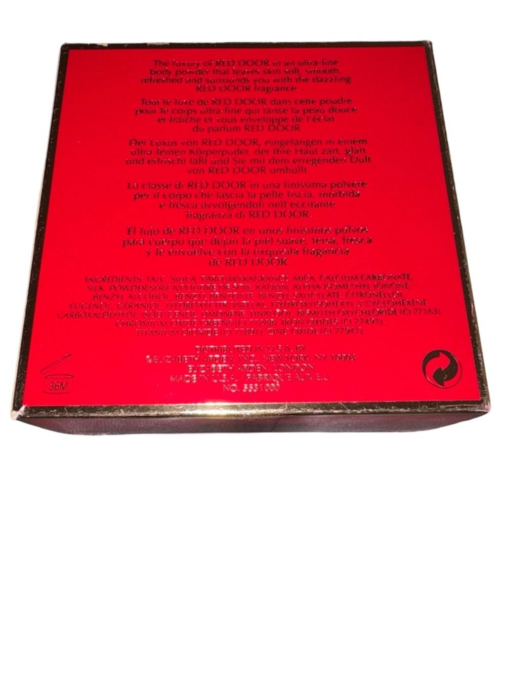 Elizabeth Arden Red Door Perfumed Body Powder 2.6 oz Open Box Never Used - Picture 3 of 5